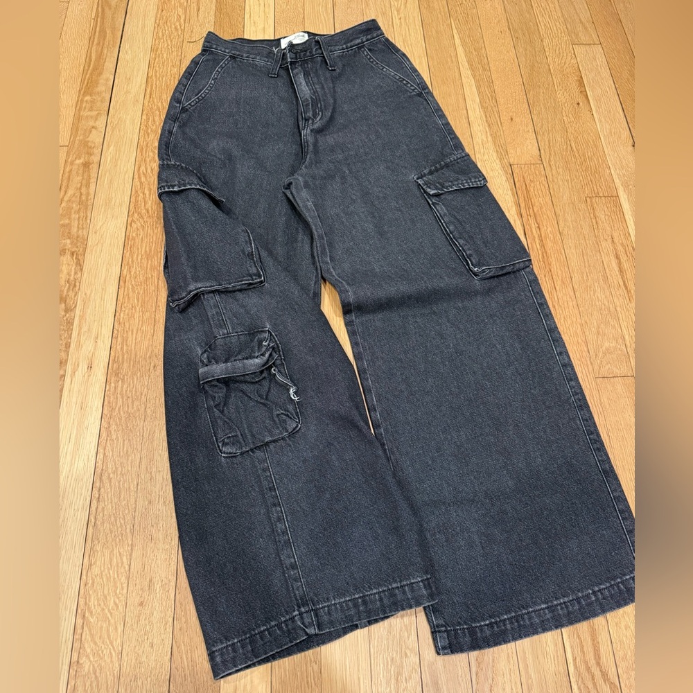 Universal Thread Black Cargo Pants - image 2